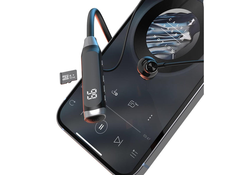Dudao U5 Max Bluetooth Neckband Wireless Headphones - Black