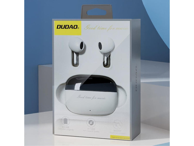 Dudao U8 TWS Wireless In-Ear Headphones - White