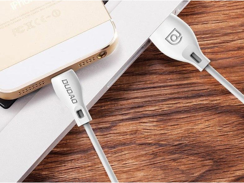 Dudao  USB/Lightning Cable 2.4A 1m White (L4L 1m White)