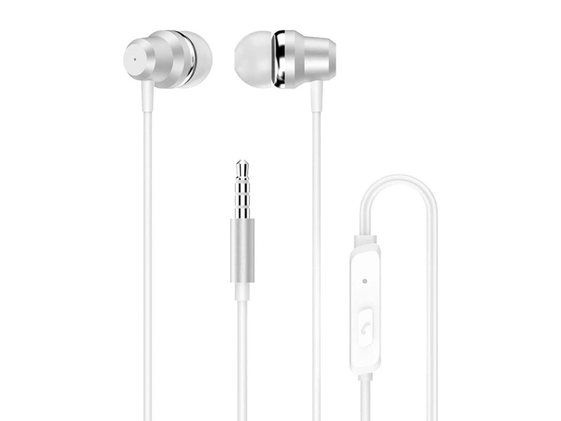 Dudao X10PRO Wired Headphones Mini Jack 3.5mm In-Ear with Remote Control - White
