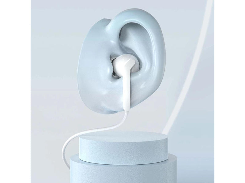 Dudao X3 In-Ear Headphones Wired 3.5mm Minijack - White