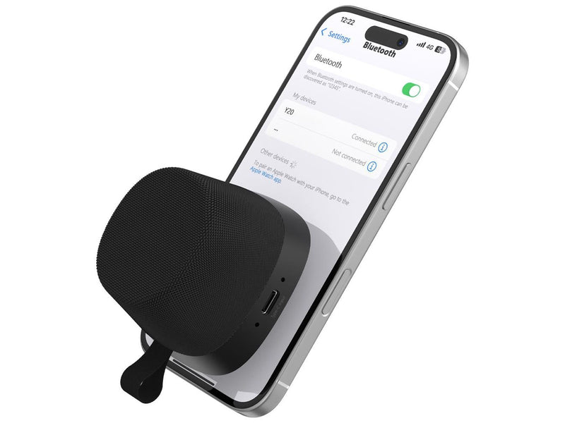 Dudao Y20 Wireless Speaker with Bluetooth 5.3 Magnetic Mount - Black