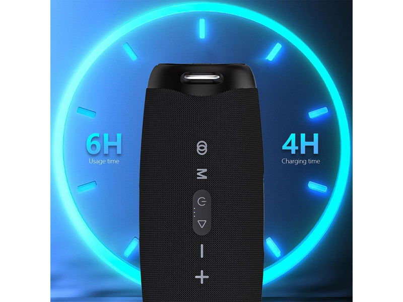 Dudao Y21Pro RGB Bluetooth 5.3 Backlit Wireless Speaker - Black