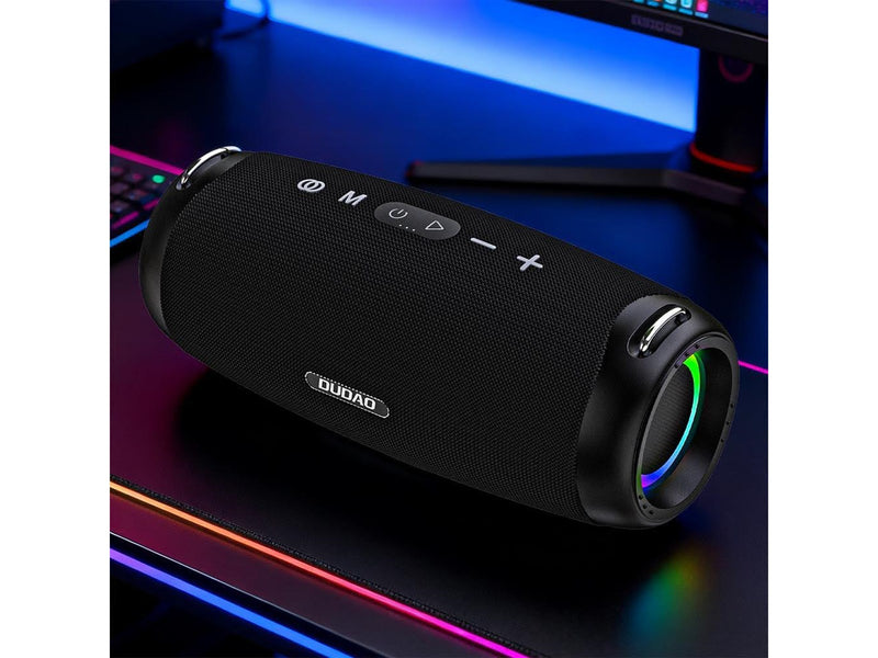 Dudao Y21Pro RGB Bluetooth 5.3 Backlit Wireless Speaker - Black