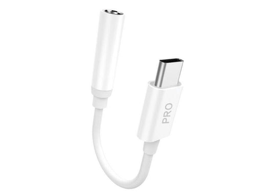 Dudao audio adapter headphone adapter from USB Type C to mini jack 3.5 mm white (L16CPro white)