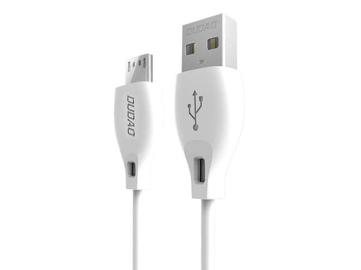 Dudao cable micro USB cable 2.4A 2m white (L4M 2m white)
