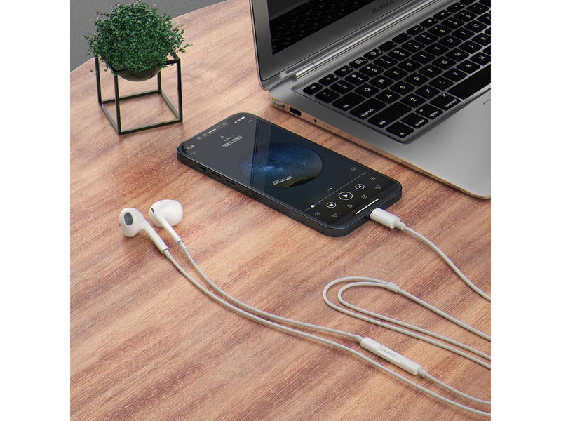 Dudao in-ear headphones with 3.5mm minijack connector white (X14PRO)