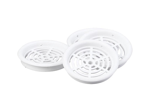 Duka Cabinet grid Type 61.2 Ø60 mm white - 4 pcs.