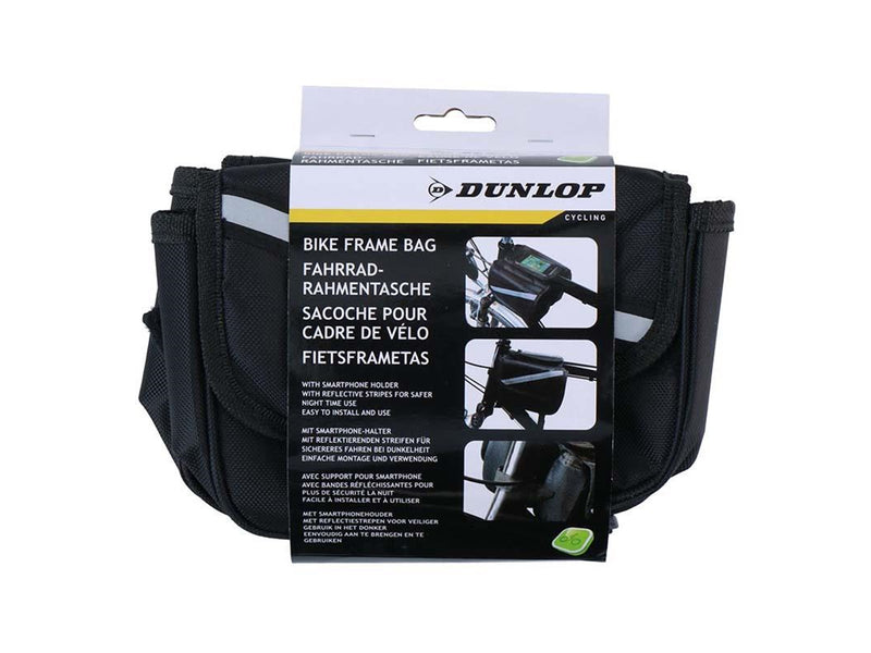 Dunlop - Bike bag / pannier for frame - Black