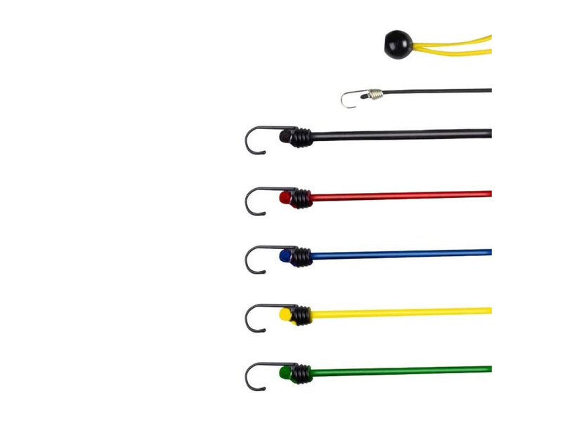 Dunlop - Bungee / Luggage Cords with Hooks 18 pcs