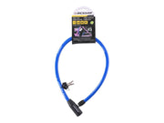 Dunlop - Cable anti-theft bicycle lock - blue