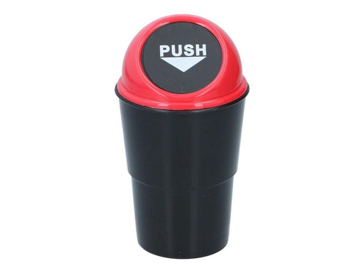 Dunlop - Car Trash Bin 400 ml 10x17 cm - Red / Black