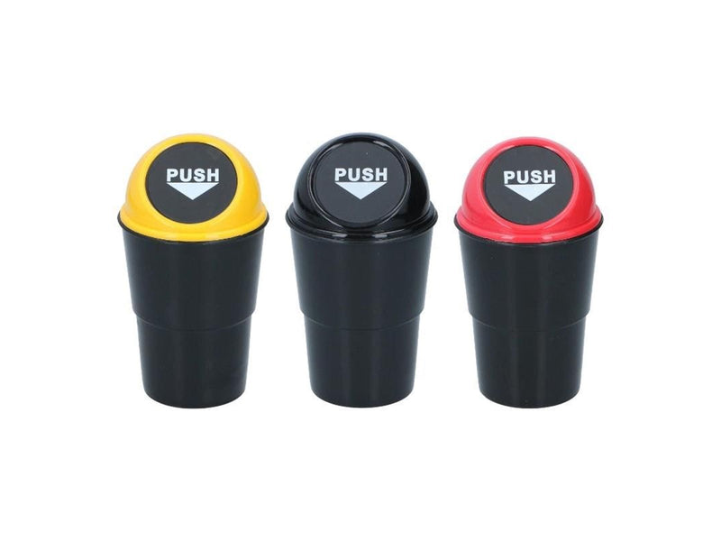 Dunlop - Car Trash Bin 400 ml 10x17 cm - Red / Black