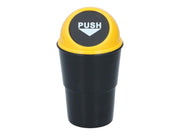 Dunlop - Car Trash Bin 400 ml 10x17 cm - Yellow / Black