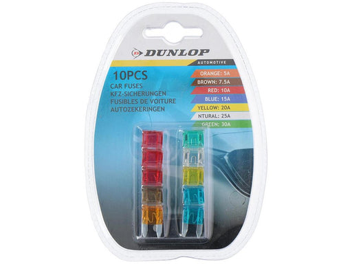 Dunlop - Car fuses 10 pcs.