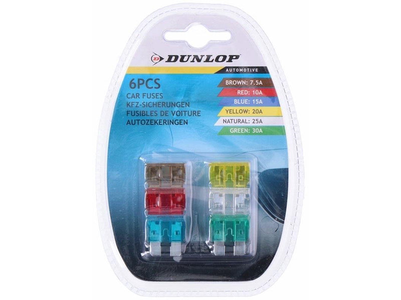Dunlop - Car fuses 6 pcs.