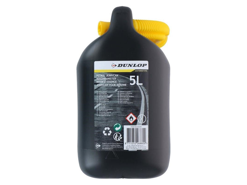 Dunlop - Fuel Can with Funnel 5L - Black