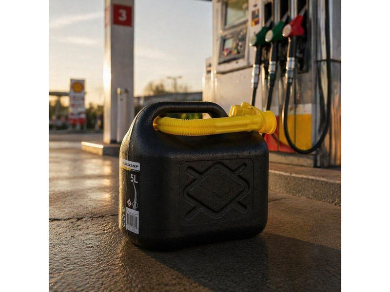 Dunlop - Fuel Can with Funnel 5L - Black