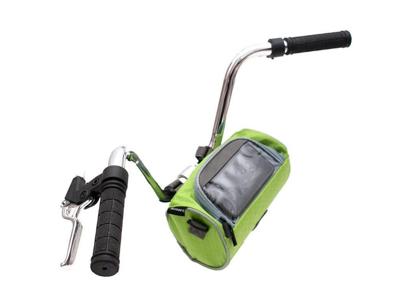 Dunlop - Handlebar bag / bicycle pannier with smartphone pocket - green