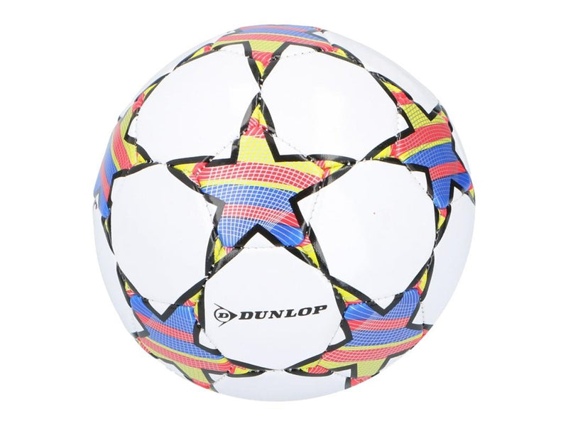 Dunlop - Mini Training Football for Children 32 Panels Size 2 - White/Red