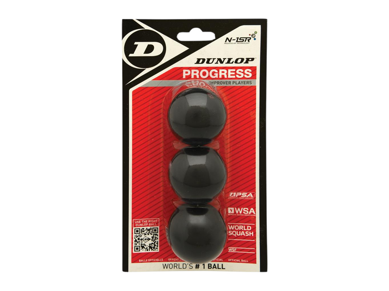 Dunlop PROGRESS 3-pack Squash Ball