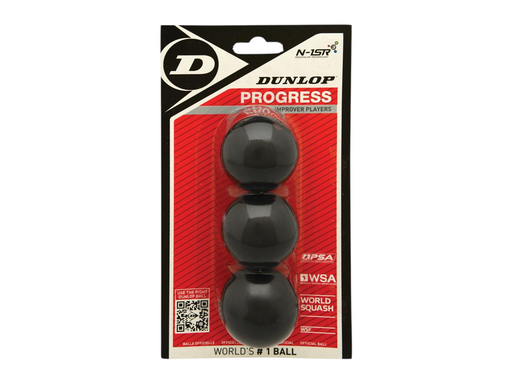 Dunlop PROGRESS 3-pack Squash Ball