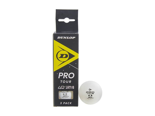 Dunlop Pro Tour 40+  3-pak Bordtennisbolde