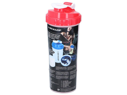 Dunlop - Sports shaker bottle with convenient closure 550 ml
