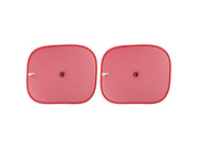 Dunlop - Sun visor for car side windows 36x44 cm 2 pcs - red