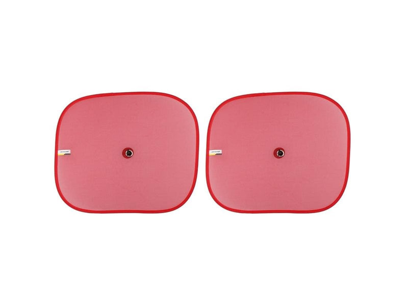 Dunlop - Sun visor for car side windows 36x44 cm 2 pcs - red