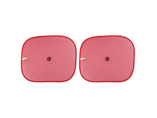 Dunlop - Sun visor for car side windows 36x44 cm 2 pcs - red