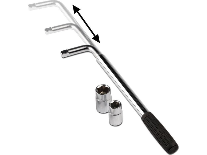 Dunlop - Telescopic heavy duty wheel wrench