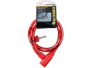 Dunlop anti-theft bicycle key lock - red