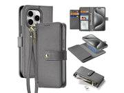 Dux Ducis Lava Leather Case for iPhone 15 Pro - Grey
