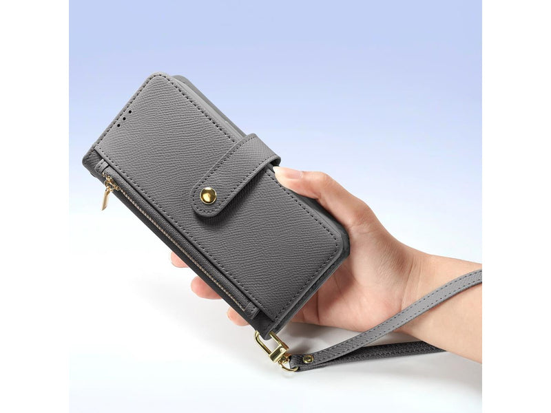 Dux Ducis Lava Leather Case for iPhone 16 - Grey