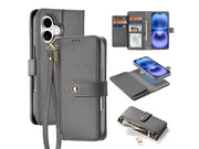 Dux Ducis Lava Leather Case for iPhone 16 - Grey