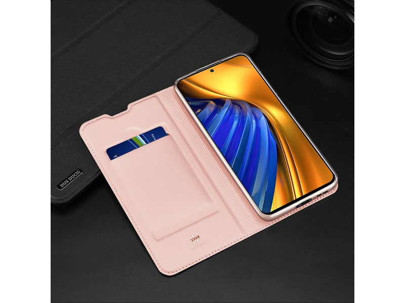 Dux Ducis Skin Pro Holster Case Flip Cover Xiaomi Poco F4 5G Gold