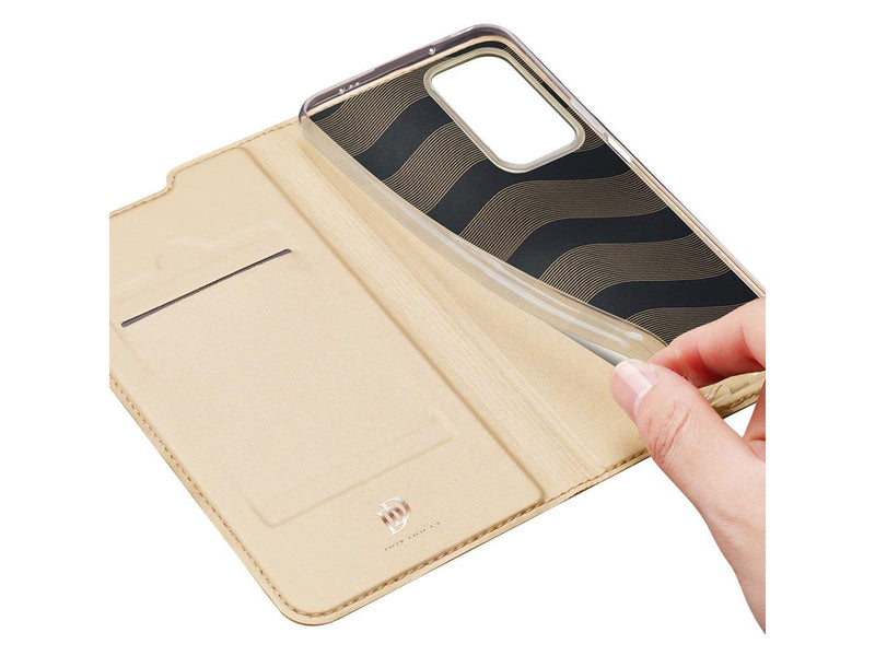 Dux Ducis Skin Pro Holster Case Flip Cover Xiaomi Poco F4 5G Gold