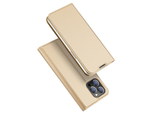 Dux Ducis Skin Pro Holster Case Flip Cover iPhone 14 Pro Gold