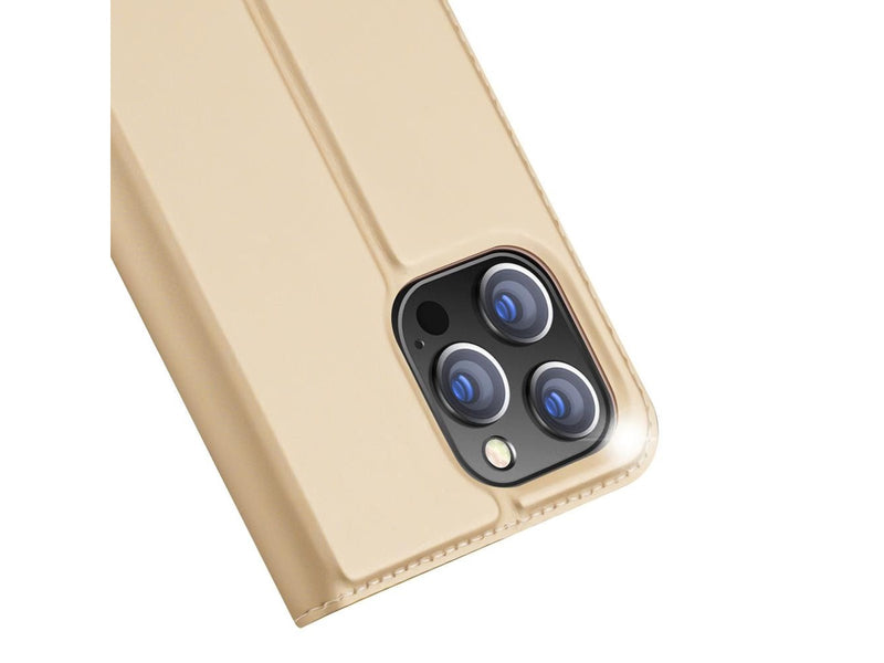Dux Ducis Skin Pro Holster Case Flip Cover iPhone 14 Pro Gold