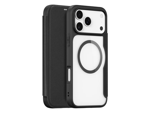 Dux Ducis Skin X Pro Case for iPhone 17 Pro with Wallet MagSafe Compatible - Black