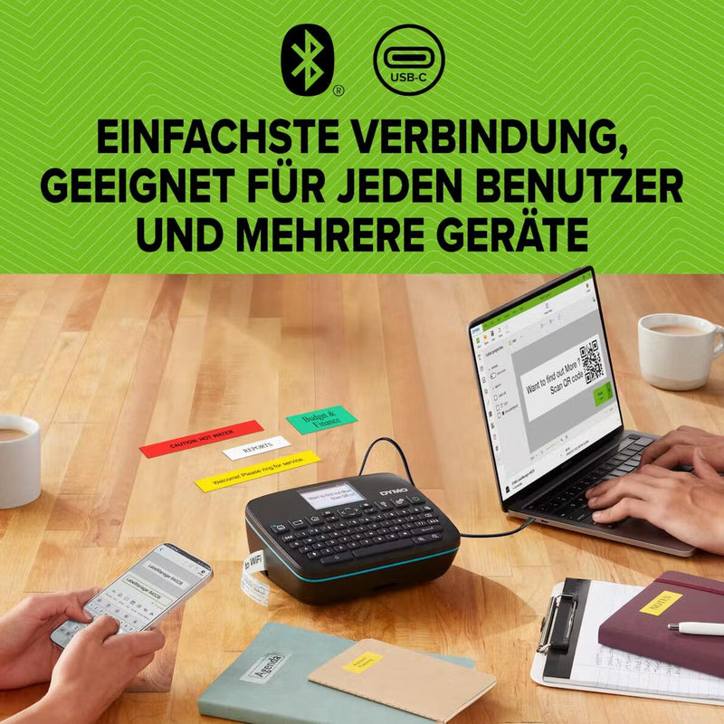 DYMO® LabelManager™ 640 CB, Beschriftungsgerät, QWZ-Tastatur, im KofferSet