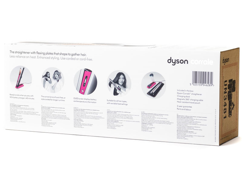 Dyson Glätteisen Corrale - straightener - fuchsia/nickel