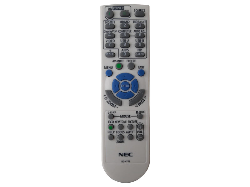 NEC RD-477E, 7N901171, 7N901261, RMT-PJ39 - RD-472E, 393004710 Original Fernbedienung