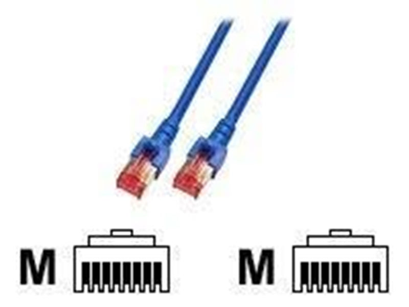 EFB NORDIC EFB-Elektronik ECOLAN patch cable - 1.5 m - blue - Blau - 1m