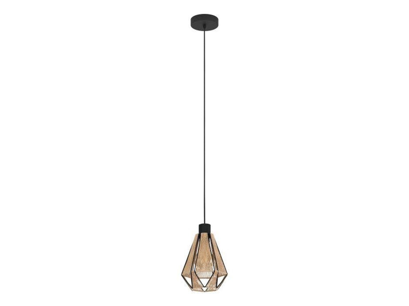 EGLO ADWICKLE pendant black/natural