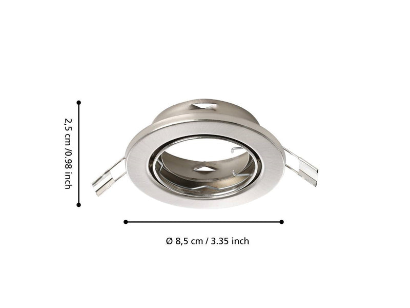 EGLO AGULO 1 EINGEBAUT. SATZ Ø85 3XGU10 GS