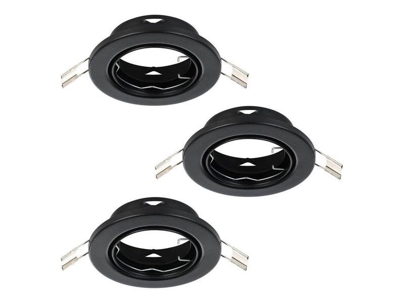 EGLO AGULO 1 EINGEBAUT. SET Ø85 3XGU10 SCHWARZ