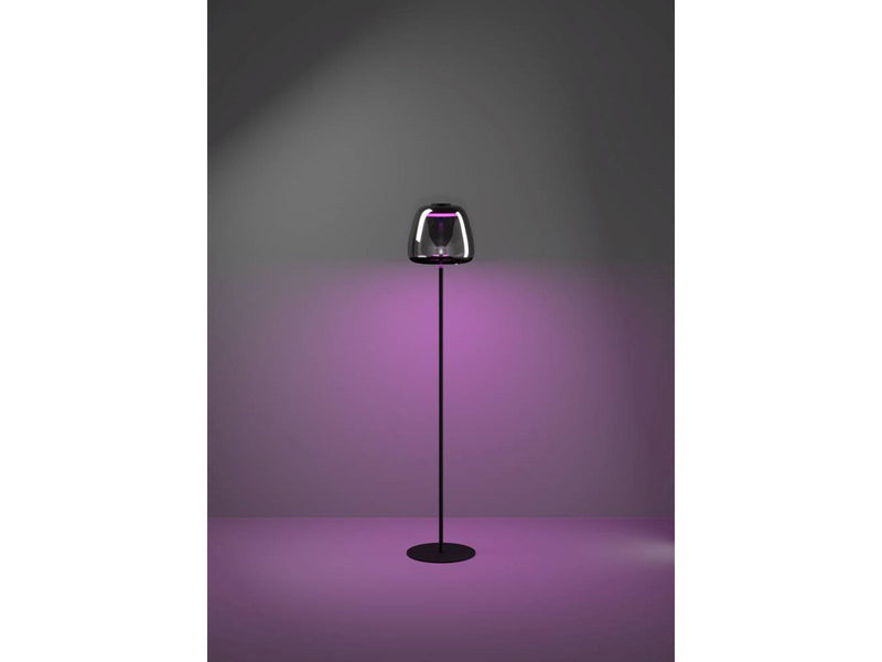 EGLO ALFERO-Z BODEN RGB/CCT 2000LM SCHWARZ/CHROM/TRANSP.