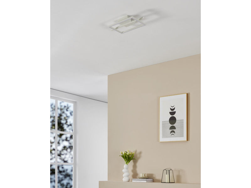 EGLO AMANDOLO DECKE 4-KANT CCT WEISS